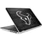 NFL Houston Texans Black & White HP Pavilion Skin